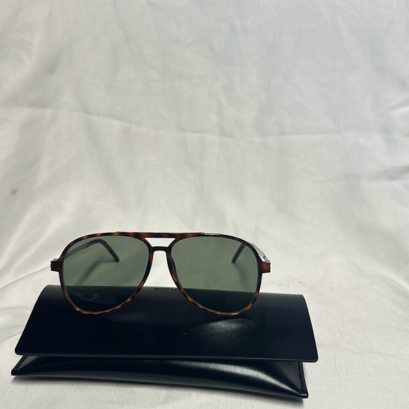AUTHENTIC SAINT LAURENT SL228 AVIATORS HAVANNA - Picture 1 of 5